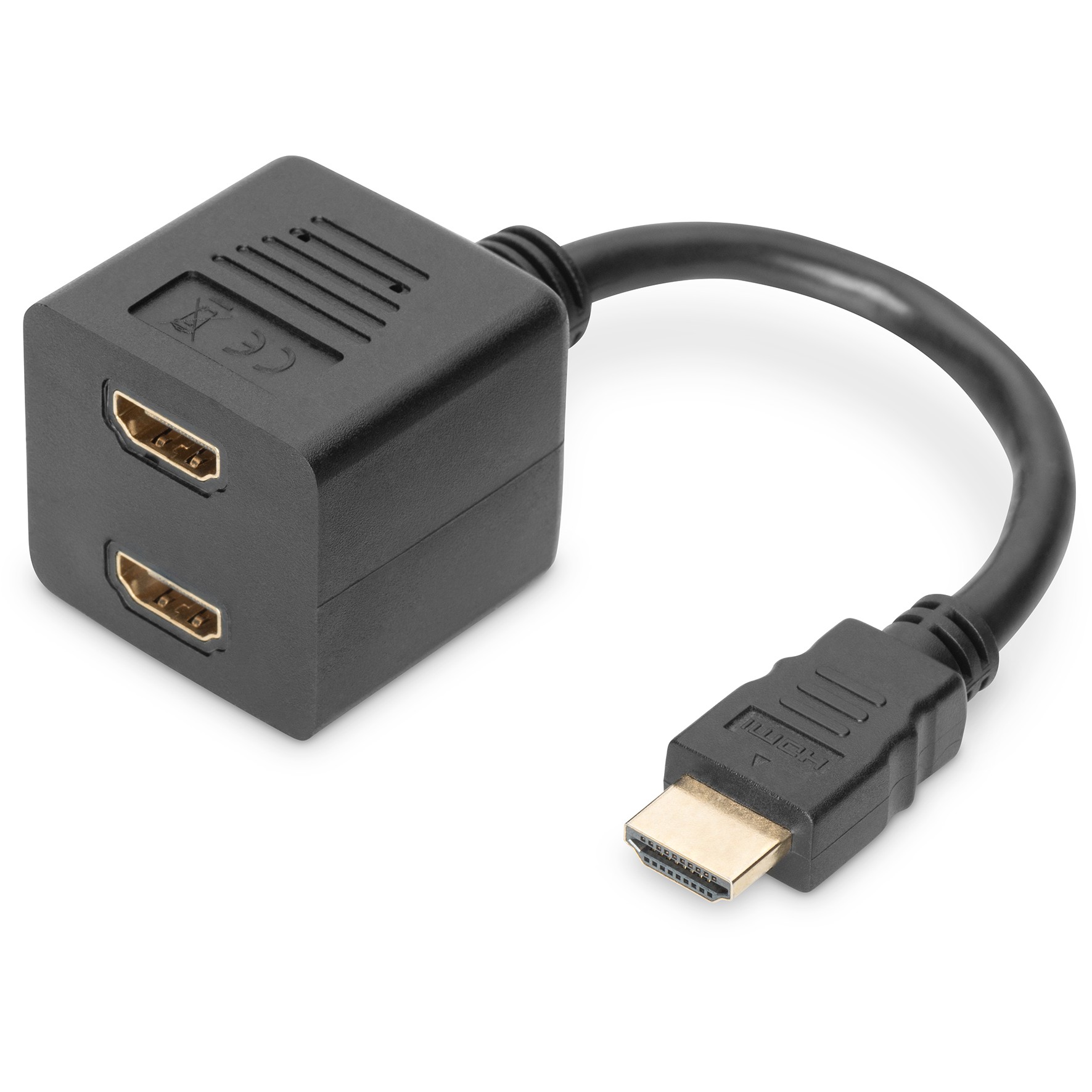 Digitus HDMI Splitter > 2xHDMI Schwarz