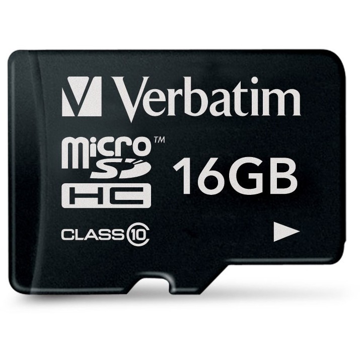 16GB Verbatim Premium MicroSDHC 80MB/s