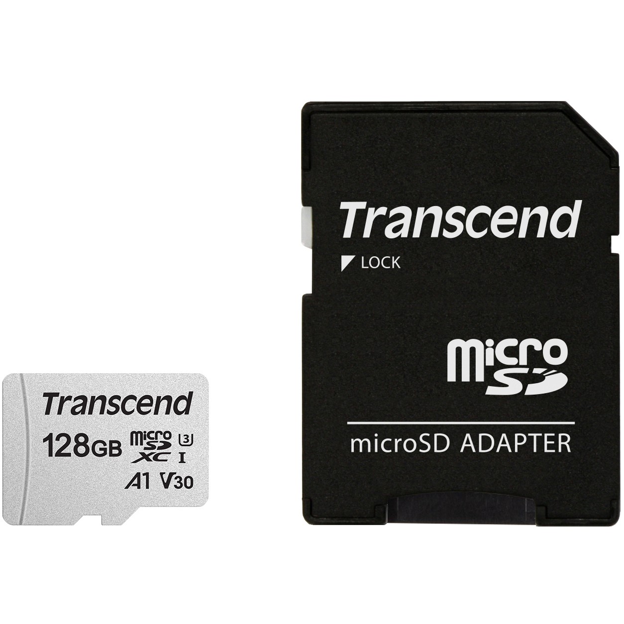 128GB Transcend 300S MicroSDXC 95MB/s +Adapter