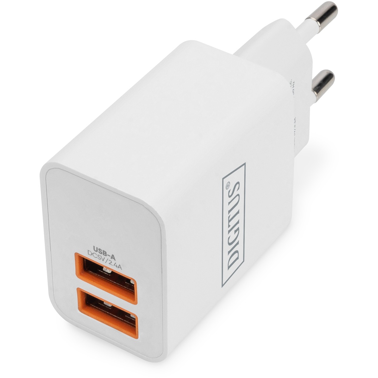Charger 2xUSB-A 15,5W Digitus White