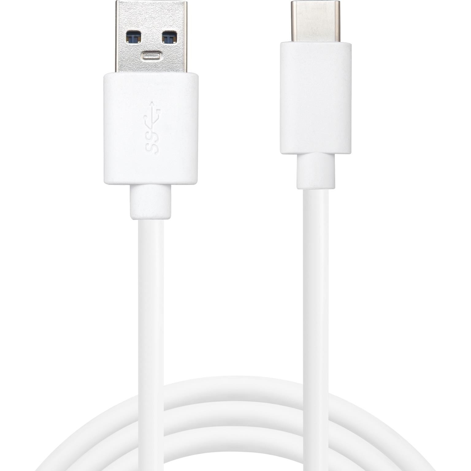 KAB USB-C > USB (ST-ST) 2m Sandberg White