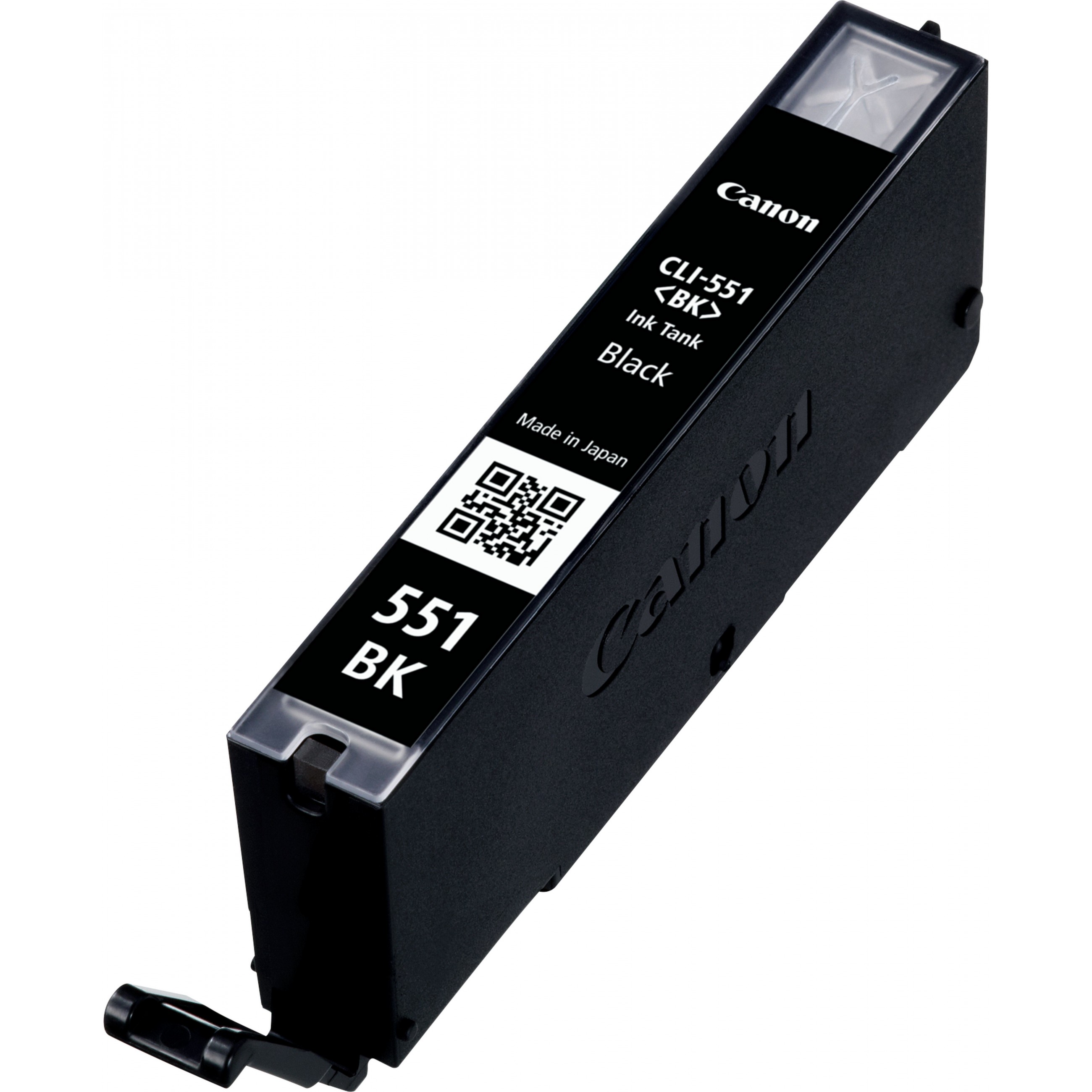TIN Canon Tinte CLI-551BK 6508B001 Schwarz bis zu 495 Farbfotos gemäß ISO/IEC 29102